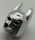 Chrome Silver Minifig, Headgear Mask Batman Type 2 Cowl (Angular Ears, Pronounced Brow)   10113 or 28766  Custom Chromed by BUBUL
