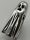 10173 Chrome Silver Minifig, Headgear Head Cover, Ghost Shroud with Open Mouth  10173 Custom Chromed by BUBUL