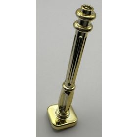   11062 Chrome GOLD Support 2 x 2 x 7 Lamp Post, 4 Base Flutes  Custom Chromed by BUBUL