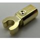 11090, 44873 | Chrome Gold Bar Holder with Clip | Custom Chromed by BUBUL