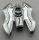 11096 Chrome Silver Minifigure, Weapon Axe Head, Twin Bladed Custom Chromed by BUBUL