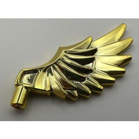   11100 | Chrome Gold Minifig, Wing Feathered | Custom Chromed by BUBUL