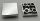 11203 Chrome Silver Tile, Modified 2 x 2 Inverted Custom Chromed By BUBUL