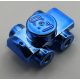 11253, 18747 | Chrome Blue Minifig, Footgear Roller Skate | Custom Chromed by BUBUL