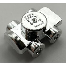   11253, 18747  | Chrome Silver Minifig, Footgear Roller Skate | Custom Chromed by BUBUL