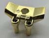 11260 | Chrome Gold Minifigure Armor Space with Square Shoulder Protection | Custom Chromed by BUBUL