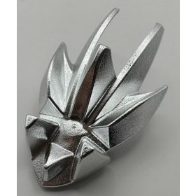   11334 | Chrome Silver Hero Factory Armor with Spikes | Custom Chromed by BUBUL