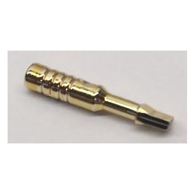   11402a Chrome Gold Minifigure, Utensil Tool Screwdriver - Wide Head - 3-Rib Handle   Custom Chromed by BUBUL