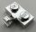 11476 Chrome Silver Plate, Modified 1 x 2 with Clip on Side (Horizontal Grip) 65458 Custom Chromed by Bubul