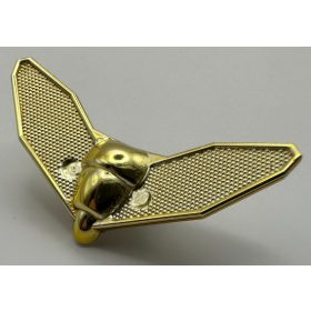   11599 | Chrome Gold Minifigure Wings with Neck Bracket | Custom Chromed by Bubul