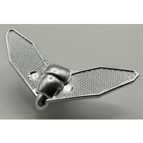   11599 | Chrome  Silver Minifigure Wings with Neck Bracket | Custom Chromed by Bubul