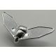 11599 | Chrome  Silver Minifigure Wings with Neck Bracket | Custom Chromed by Bubul