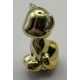 11602 | Chrome Gold Cat, Friends / Elves, Sitting | Custom Chromed by BUBUL