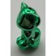 11602 | Chrome Green Cat, Friends / Elves, Sitting | Custom Chromed by BUBUL