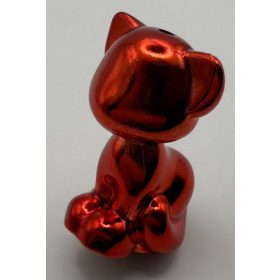   11602 | Chrome RED Cat, Friends / Elves, Sitting | Custom Chromed by BUBUL