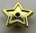 11609 Chrome Gold Plate, Round 1 x 1 with Star and Small Pin Hole or 3498  28619  Custom Chromed by Bubul