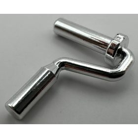   12885 Chrome Silver Minifigure, Utensil Paint Roller Brush Handle 34076 Custom Chromed by Bubul