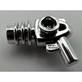   13608 Chrome Silver Minifig, Weapon Space Ray Gun - Rounded Heat Diffusers or 87993 Custom chromed by BUBUL