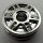 56902, 13971 | Chrome Silver Wheel 18mm D. x 8mm with Fake Bolts and Deep Spokes with Inner Ring | Custom Chromed by BUBUL