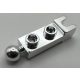 14419 | Plate, Modified 1 x 2 with Tow Ball and Small Tow Ball Socket on Ends | Custom Chromed by Bubul