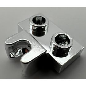   14704 Chrome Silver Plate, Modified 1 x 2 with Small Tow Ball Socket on Side Custom Chromed by Bubul