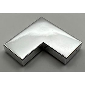   14719 Chrome Silver Tile 2 x 2 Corner Custom Chromed by BUBUL
