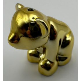   14732 | Chrome Gold Bear, Friends / Elves, Baby Cub, Sitting | Custom Chromed by BUBUL