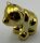 14732 | Chrome Gold Bear, Friends / Elves, Baby Cub, Sitting | Custom Chromed by BUBUL