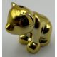 14732 | Chrome Gold Bear, Friends / Elves, Baby Cub, Sitting | Custom Chromed by BUBUL