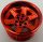 15038 Chrome-RED Wheel 56mm D. x 34mm Technic Racing Medium, 6 Pin Holes or 51150 Custom chromed by Bubul