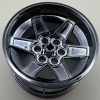 15038_T Chrome Black Chrome-Titan   Wheel 56mm D. x 34mm Technic Racing Medium or 51150 Custom Chromed by Bubul  