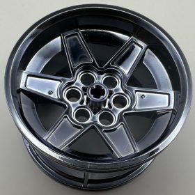   15038_T Chrome Black Chrome-Titan   Wheel 56mm D. x 34mm Technic Racing Medium or 51150 Custom Chromed by Bubul  