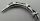 15064 | Chrome SilverAppendage Bony Small with Bar End (Leg / Rib / Tail) | Custom Chromed by Bubul