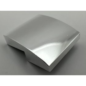   15068 Chrome Silver Slope, Curved 2 x 2 No Studs Custom Chromed by BUBUL