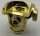 15339 | Chrome Gold Minifigure Armor Breastplate with Shoulder Pads and Front Stud | Custom Chromed by BUBUL