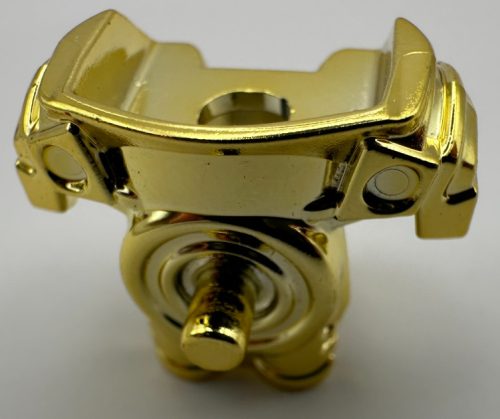 15339 | Chrome Gold Minifigure Armor Breastplate with Shoulder Pads and Front Stud | Custom Chromed by BUBUL