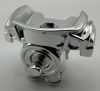 15339 | Chrome Silver Minifigure Armor Breastplate with Shoulder Pads and Front Stud | Custom Chromed by BUBUL