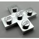 15397 | Chrome Silver Plate, Modified 3 x 3 Cross | Custom Chromed by Bubul