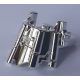 Chrome Silver Plate, Modified 2 x 2 with Curved Minifigure Head Holder  Part: 15440 Custom Chromed by BUBUL
