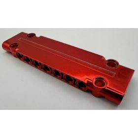15458_RED Chrome RED Technic, Panel Plate 3 x 11 x 1