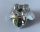 15469 | Chrome Silver Brick, Round 2 x 2 with 4 Petals Base and Axle Hole | Custom Chromed by BUBUL