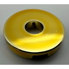   15535 Chrome GOLD Tile, Round 2 x 2 with Hole  15535 Custom Chromed by Bubul