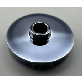   18674 Chrome TITAN Tile, Round 2 x 2 with Open Stud  18674 Custom Chromed by BUBUL