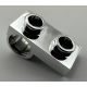 18677 Chrome Silver Plate, Modified 1 x 2 with Pin Hole on Bottom  or 28809  Custom Chromed by BUBUL