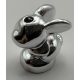 18852, 98387 | Chrome Silver Bunny / Rabbit, Friends, Baby, Sitting | Custom Chromed by BUBUL