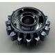 18946 Chrome TITAN Technic, Gear 16 Tooth with Clutch on Both Sides  chromed by Bubul