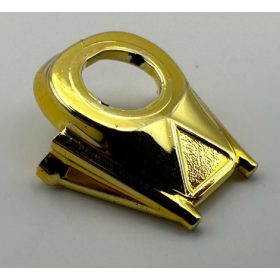   19917 | Chrome GOLD Minifigure Neck Collar SW Darth Vader Helmet Bottom | Custom Chromed by BUBUL