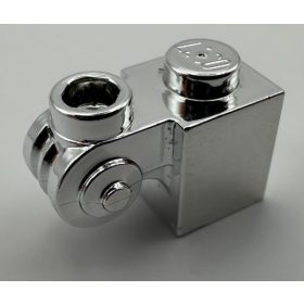   20310 | Chrome Silver Brick, Modified 1 x 1 with Scroll with Open Stud | Custom Chromed by BUBUL