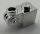 20310 | Chrome Silver Brick, Modified 1 x 1 with Scroll with Open Stud | Custom Chromed by BUBUL