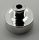 20482, 31561, 31570 | Chrome Silver Tile, Round 1 x 1 with Bar and Pin Holder | Custom Chromed by BUBUL
